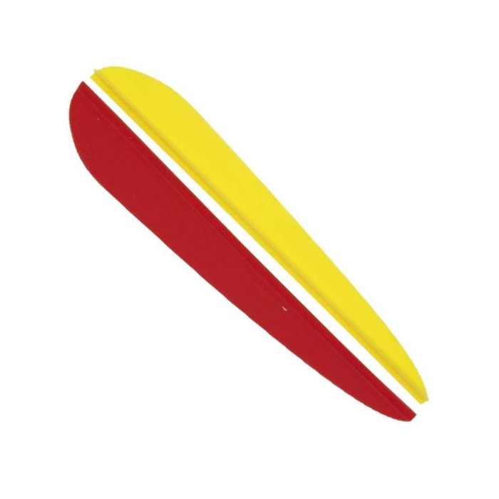 Haller, feathers set of 9, plastic, for carbon arrows